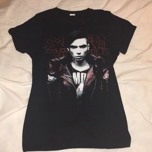 Black Veil Brides Face Band Tee